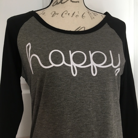 "Happy" T-shirt NWOT! - Picture 10 of 11